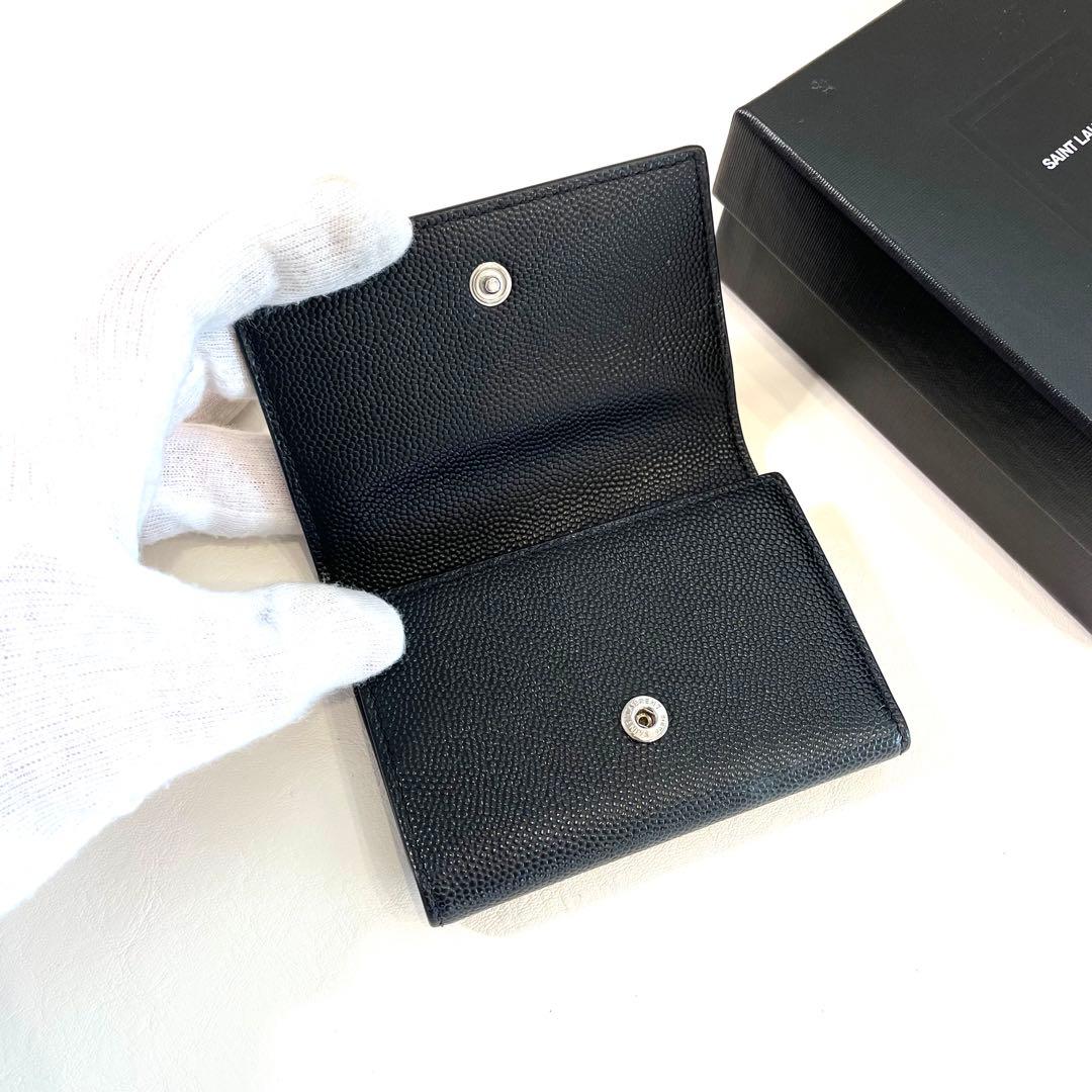 極美品　サンローラン　キーケース　付属品　黒　人気　レザー