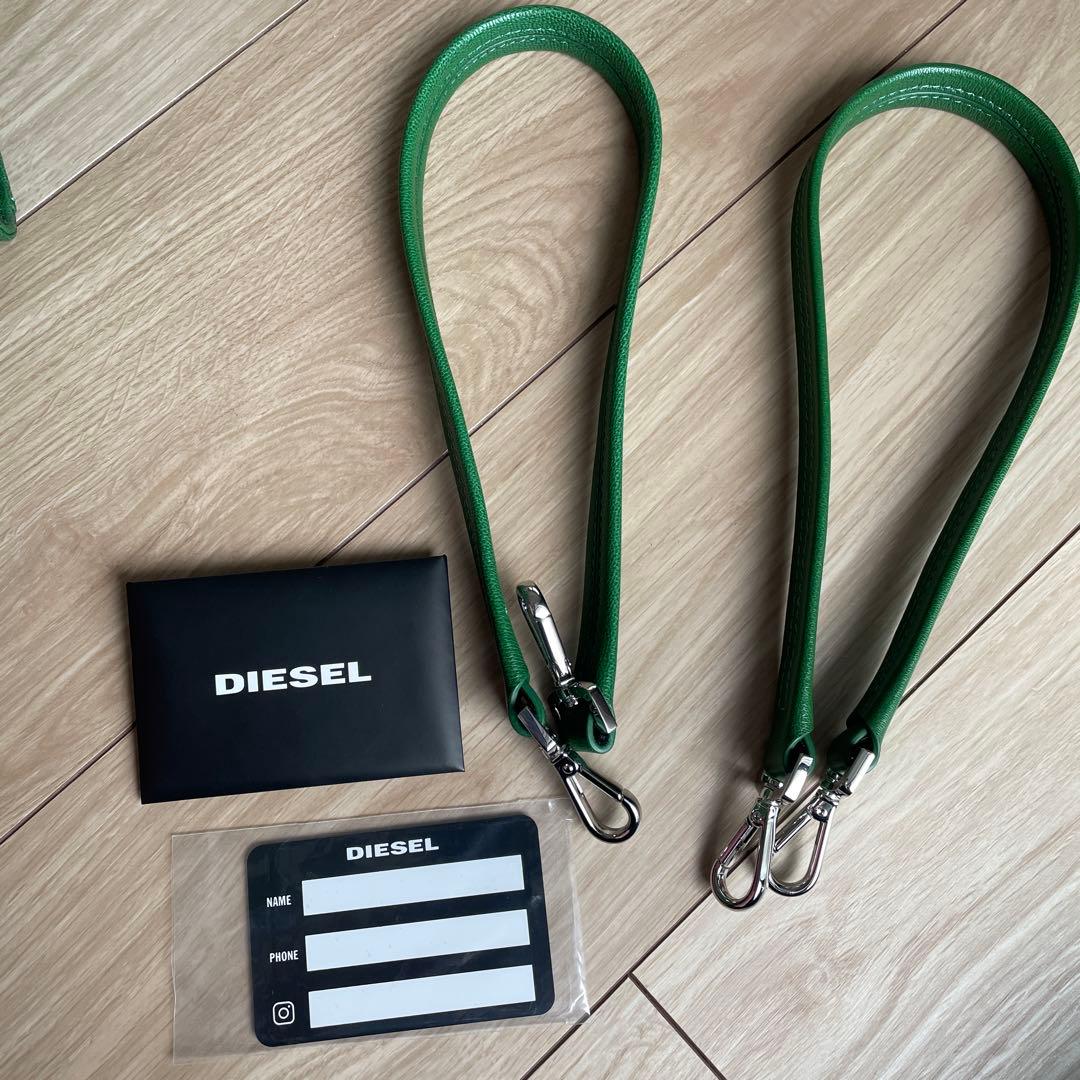 値下げ⭐︎DIESEL AMETISTA グリーン ビジネスバッグ
