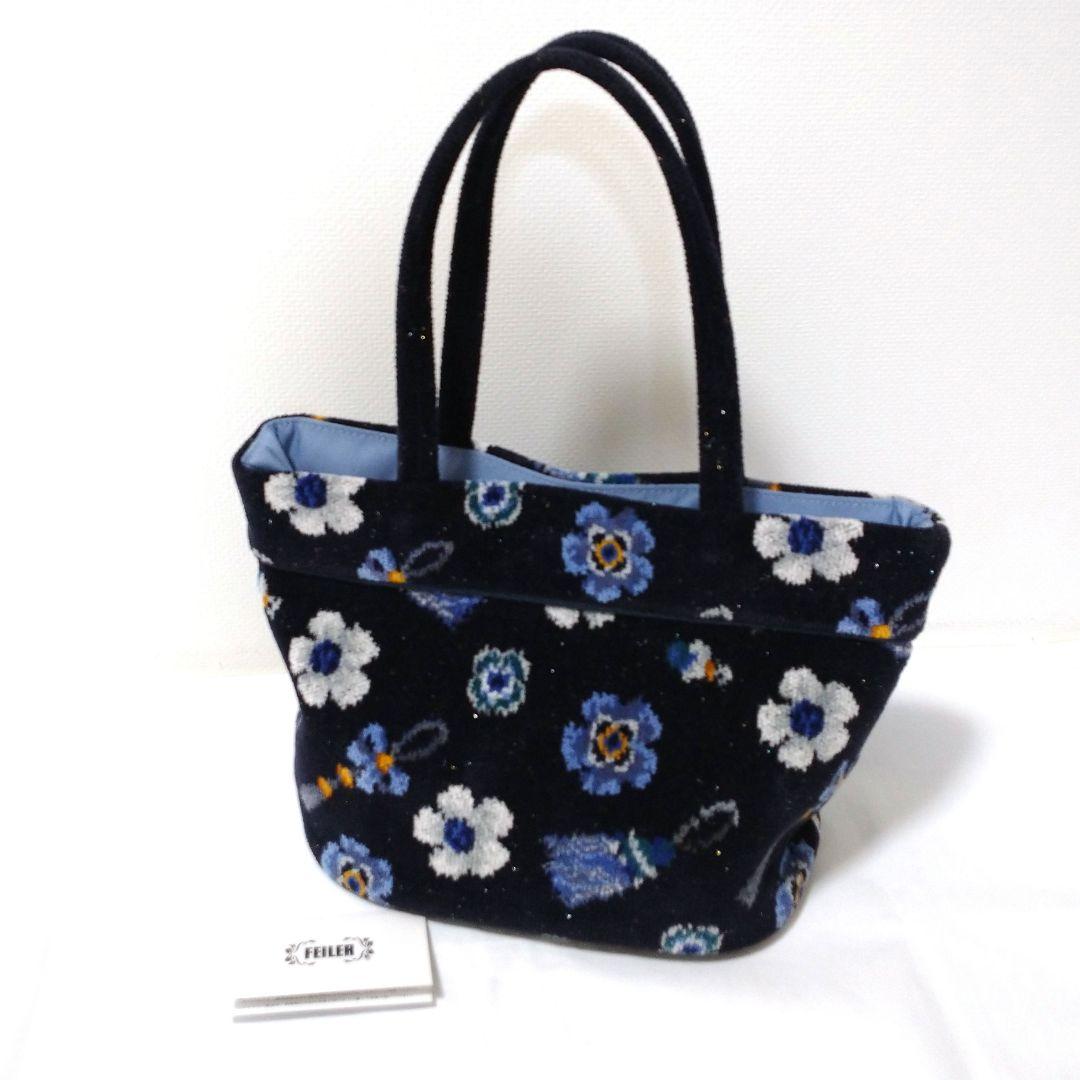 と*ん様 FEILER フェイラー トートバッグ ブルータッセル