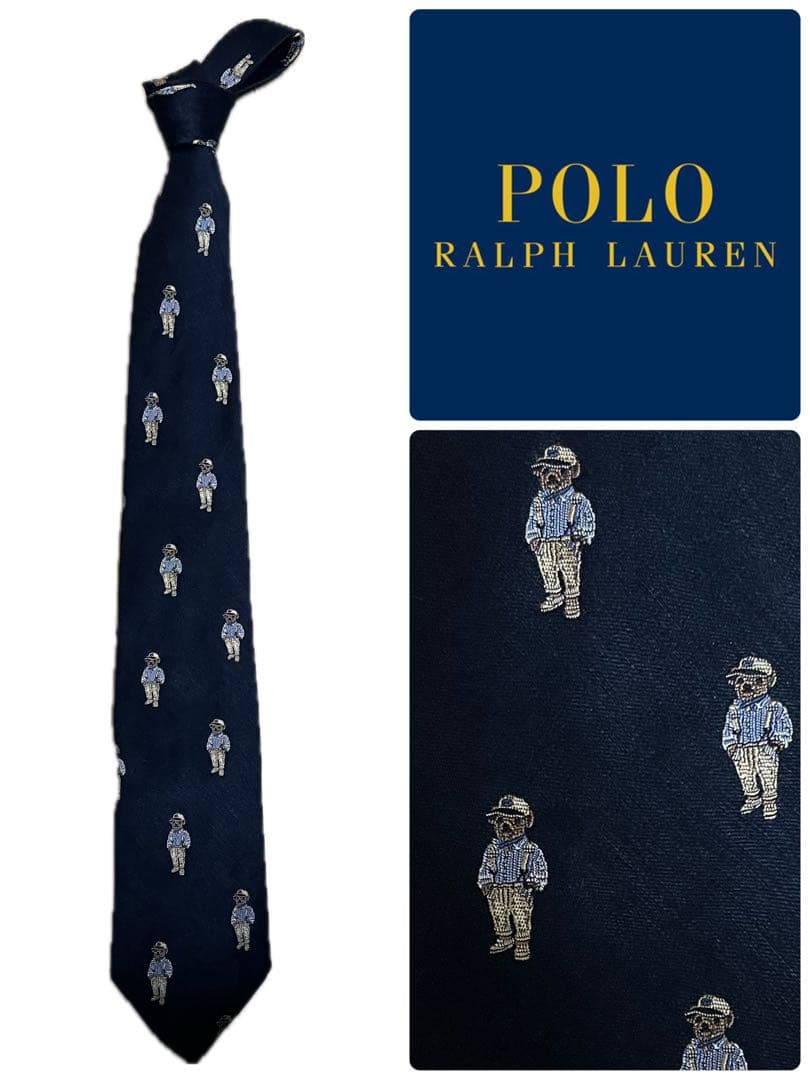 ポロラルフローレン　ポロベア　ネクタイ
