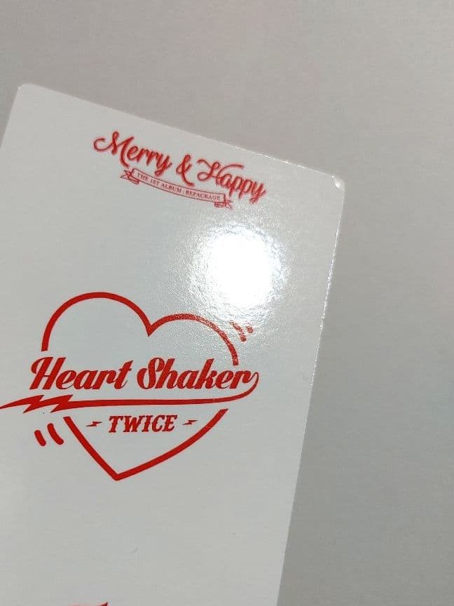 TWICE　チェヨン　トレカ　サノク　Merry&Happy