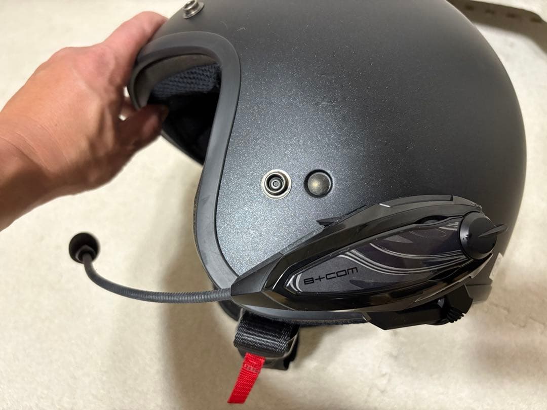 Harley-Davidson ジェットヘルメット マットブラック　インカム付き