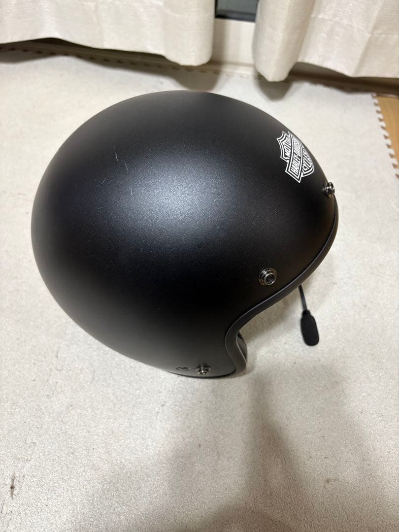 Harley-Davidson ジェットヘルメット マットブラック　インカム付き