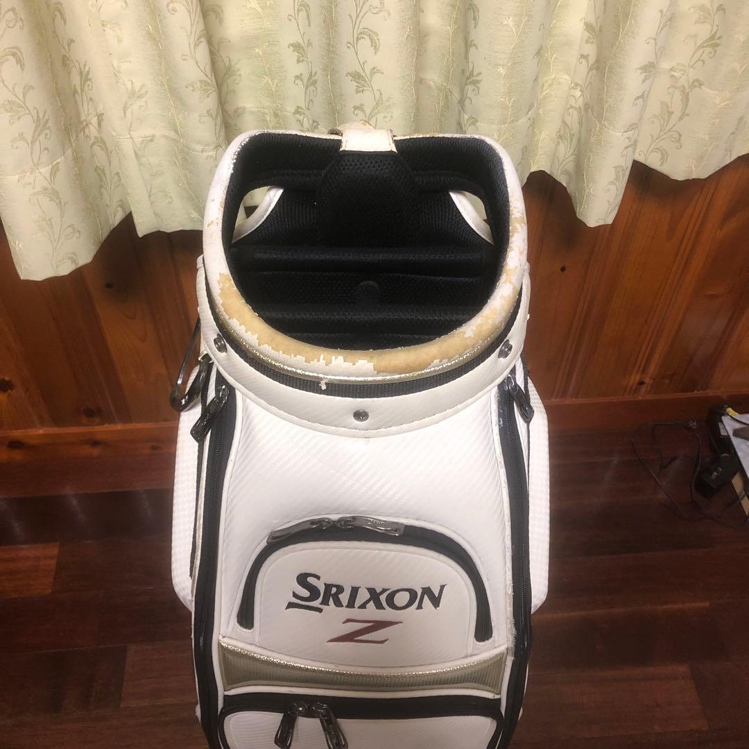 Srixon ホワイト キャディバッグ