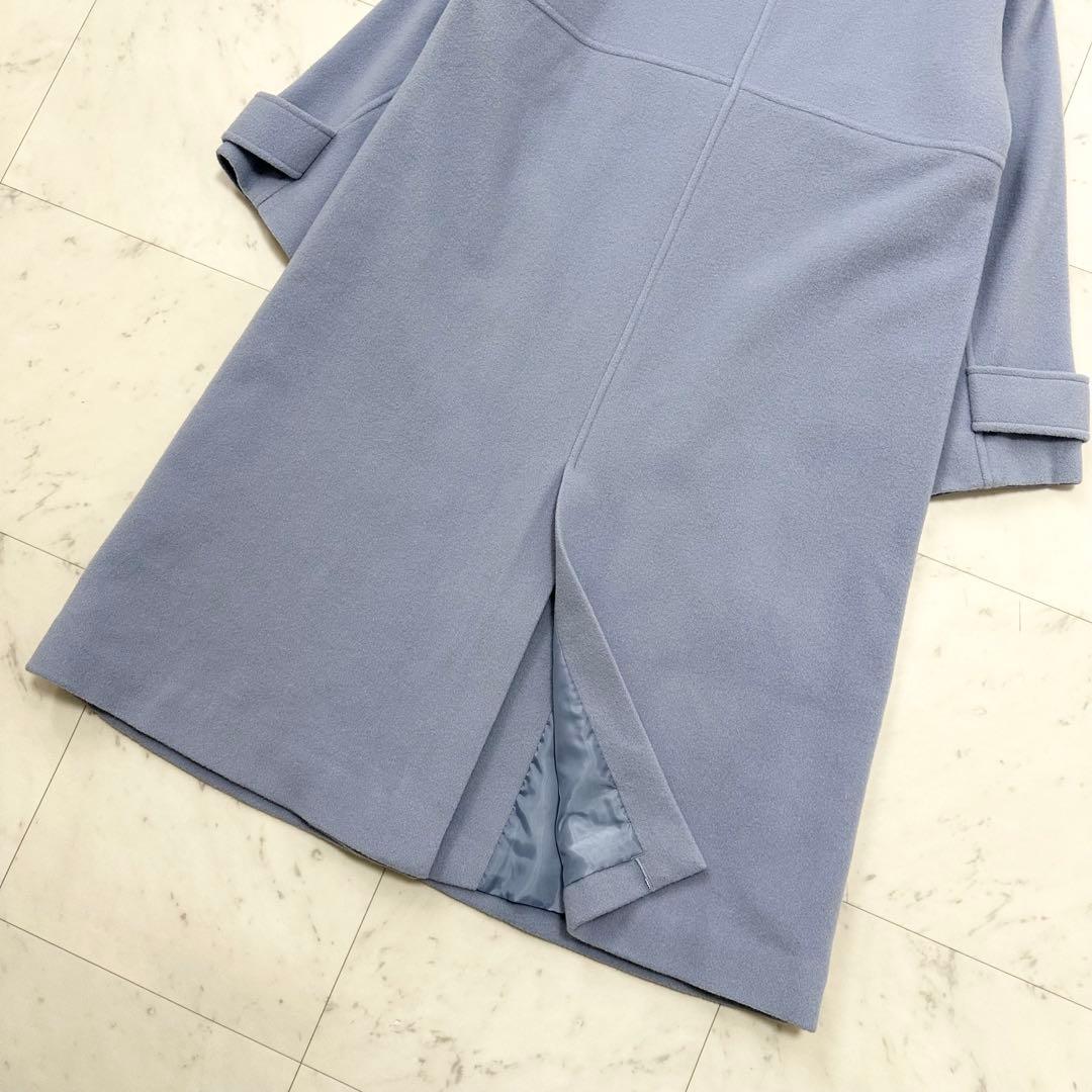 24AW❤️ナチュラルビューティーベーシック　フォルムノーカラーロングコート