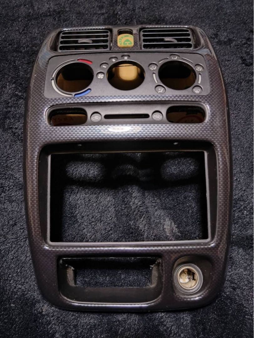 MC21S、MC11S、MCワゴンR純正OPカーボン調パネル付き４点セット！希少