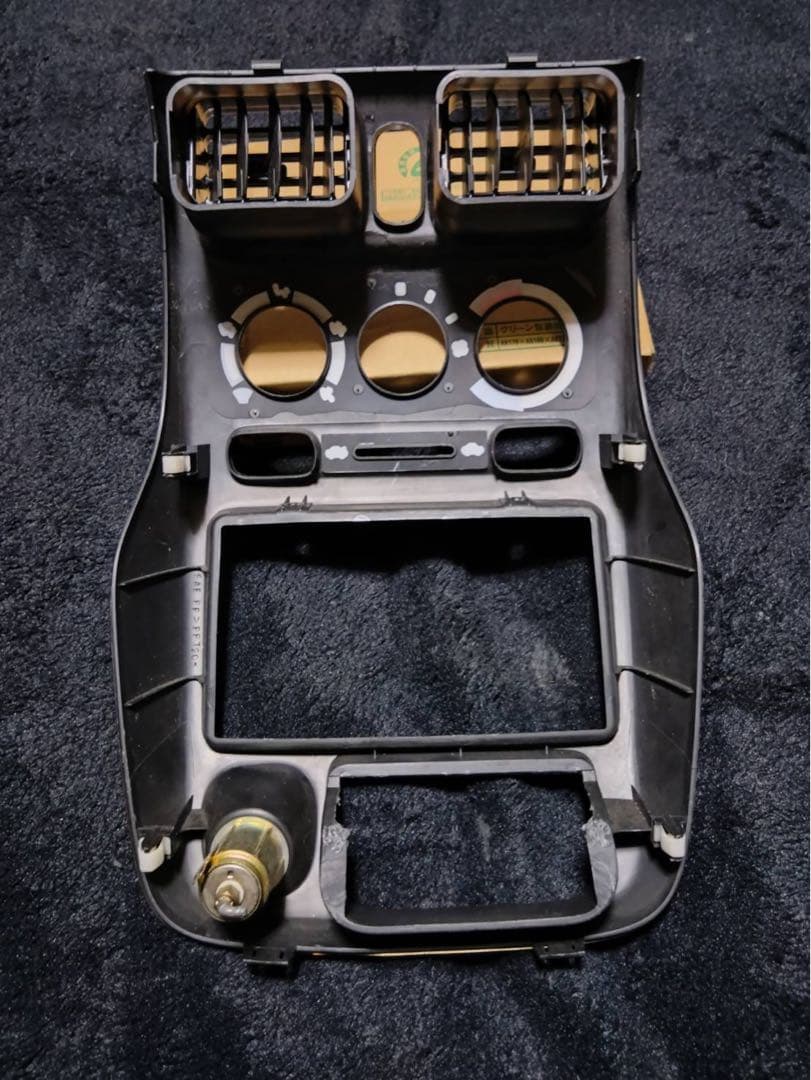 MC21S、MC11S、MCワゴンR純正OPカーボン調パネル付き４点セット！希少