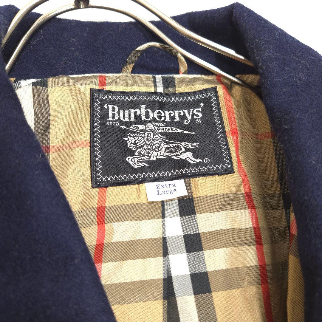 美品 BURBERRY XL カシミヤ混 ガウン コート ロング ノバチェック