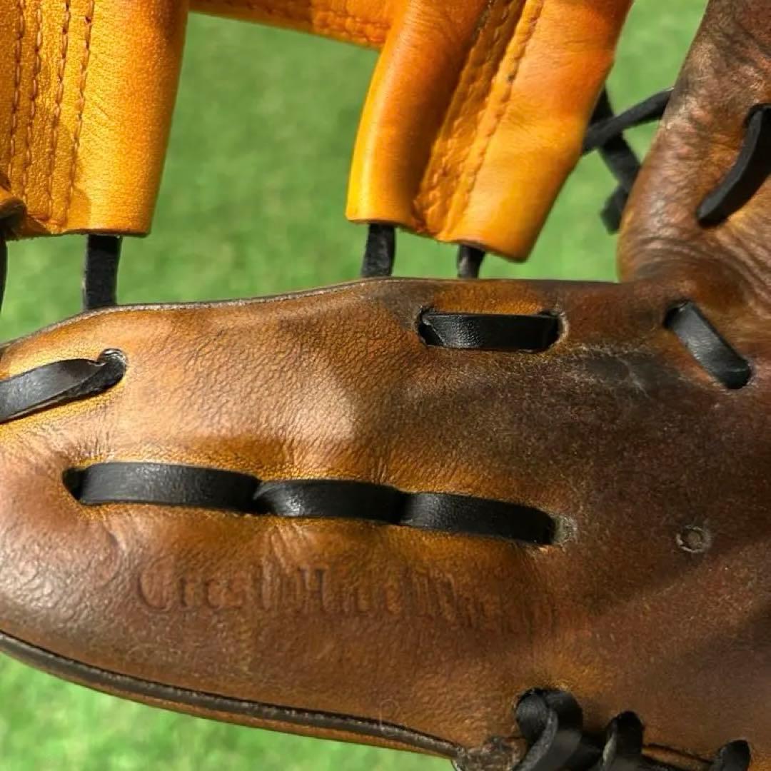 【最終値下】即戦力『ミズノプロ』硬式内野用グローブ オレンジ