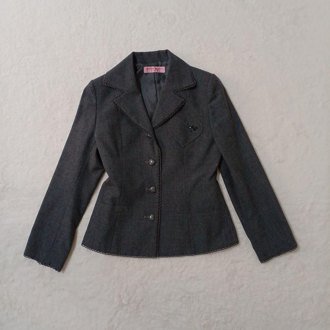 希少✨メゾピアノ　スーツ　セットアップ　卒業式　フォーマル　平成レトロ　160