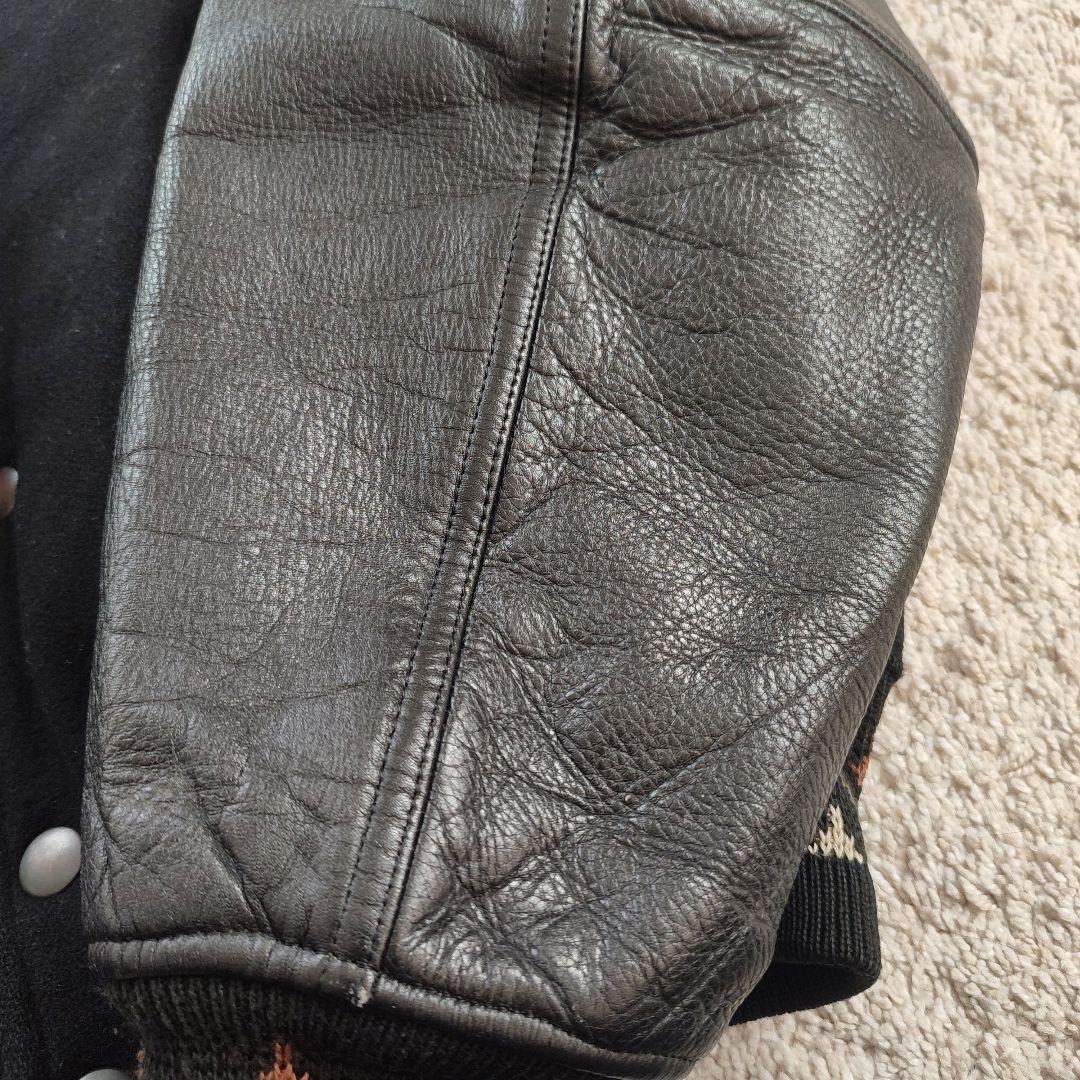 美品 PACCINO パチーノ スタジャン M〜L袖 レザー