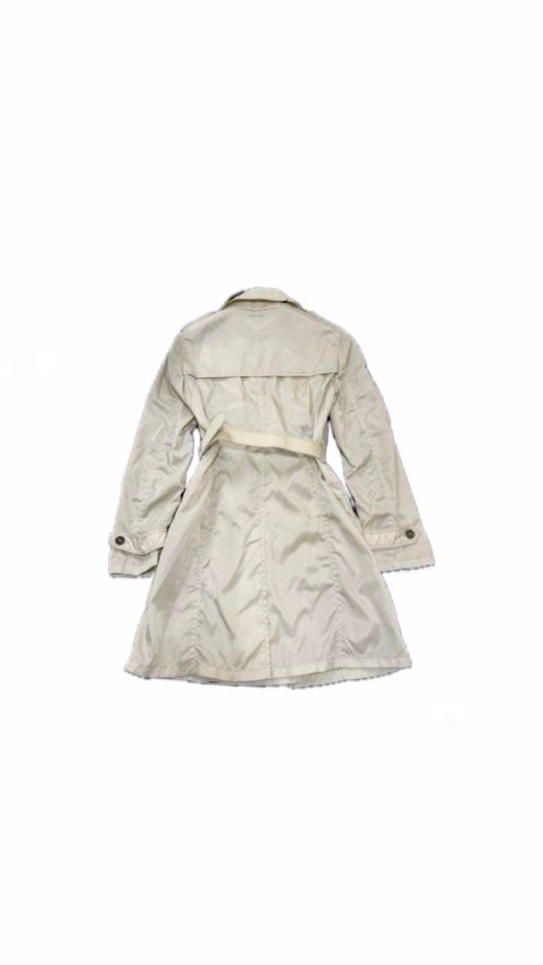 【PRADA】ロゴバックルベルト　ナイロントレンチコート