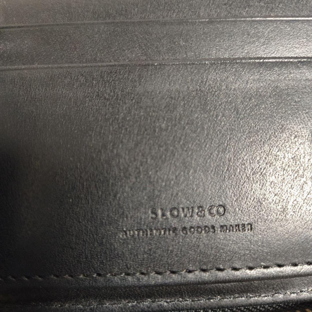 スロー　財布　二つ折り　レザー　SLOW　ラウンドファスナー