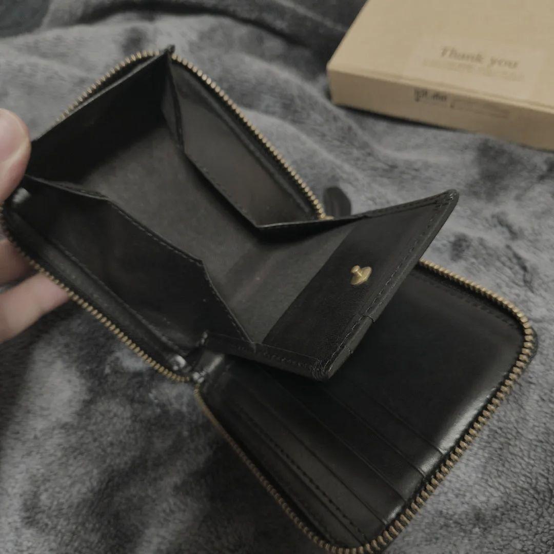 スロー　財布　二つ折り　レザー　SLOW　ラウンドファスナー