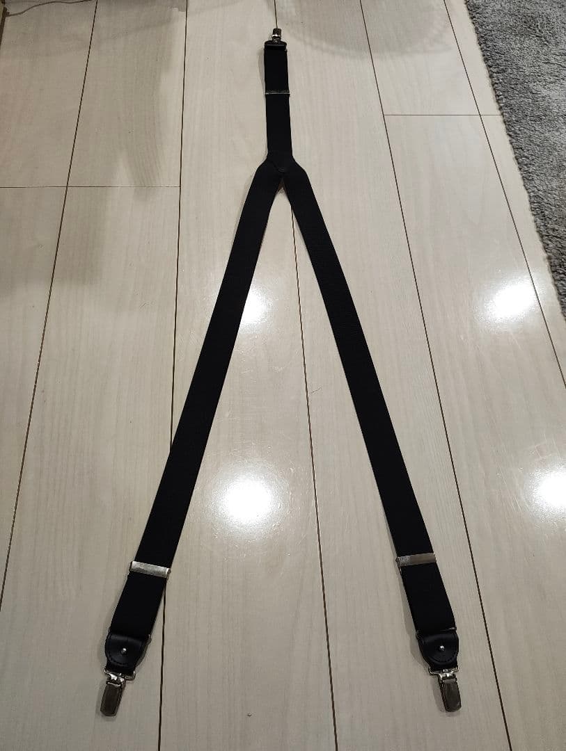 THURSTON アルバートサーストン サスペンダー 黒 Mサイズ