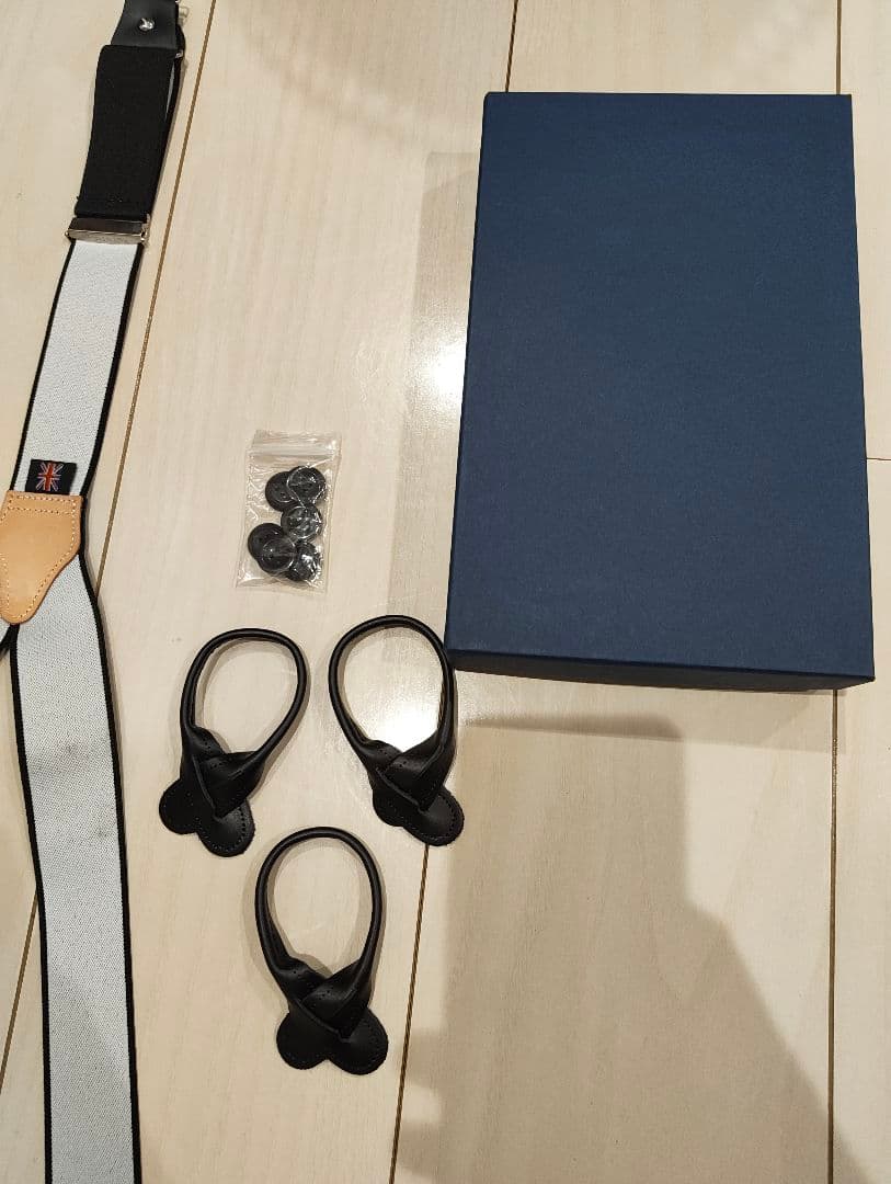  THURSTON アルバートサーストン サスペンダー 黒 Mサイズ