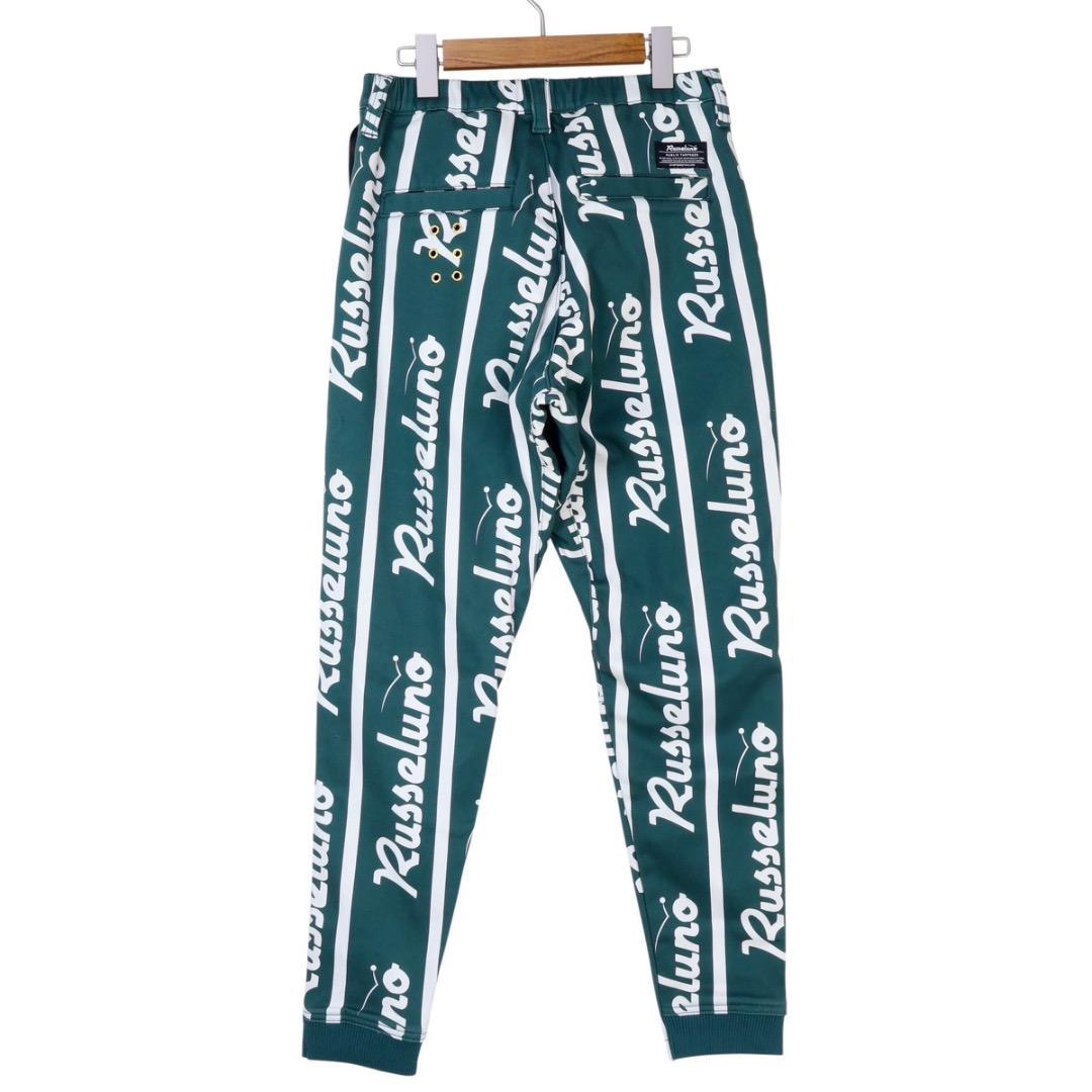 【size5】秋冬 定価35200円 ラッセルノ ボンディング ジョガーパンツ緑