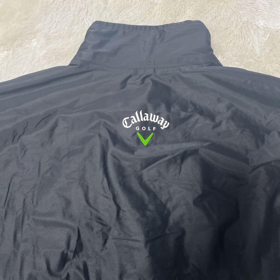 美品 callaway キャロウェイ ゴルフ レインウェア セットアップ LL
