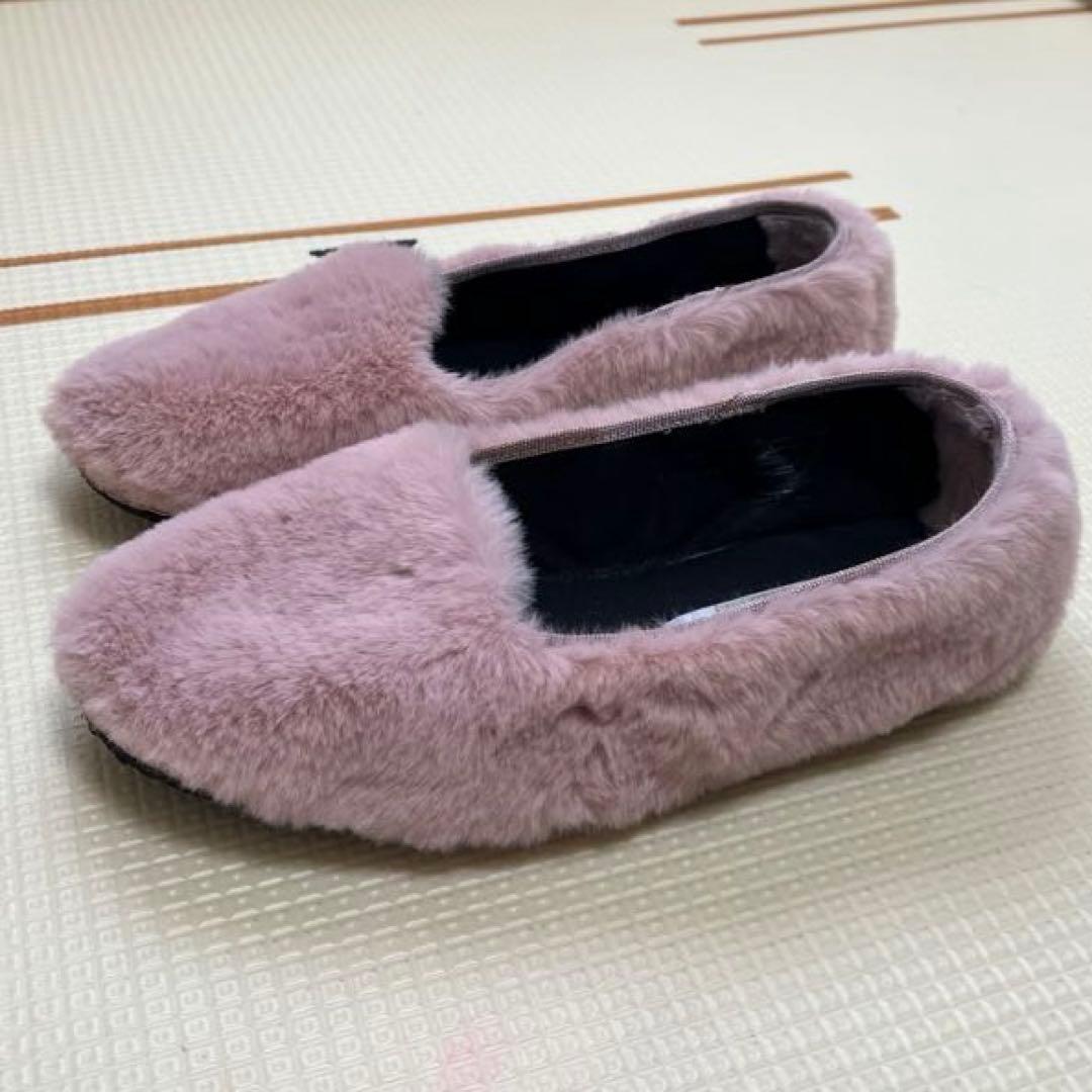 シューシャsciuscia TRAGARA ファー 38 ピンク