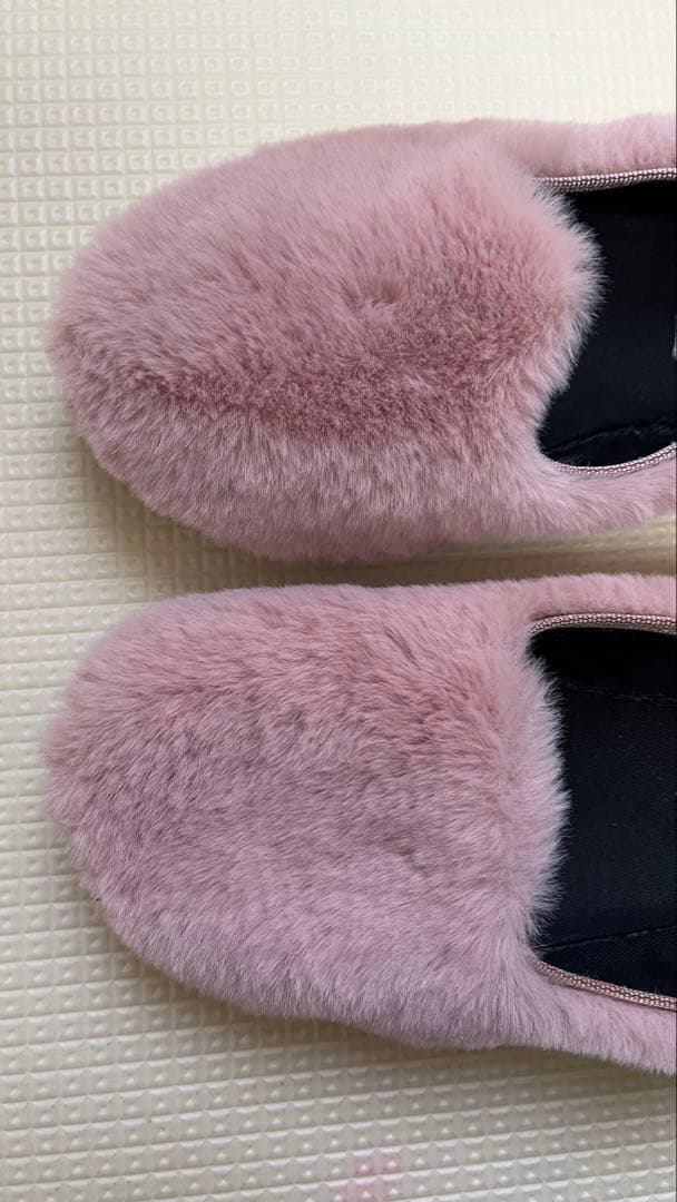 シューシャsciuscia TRAGARA ファー 38 ピンク