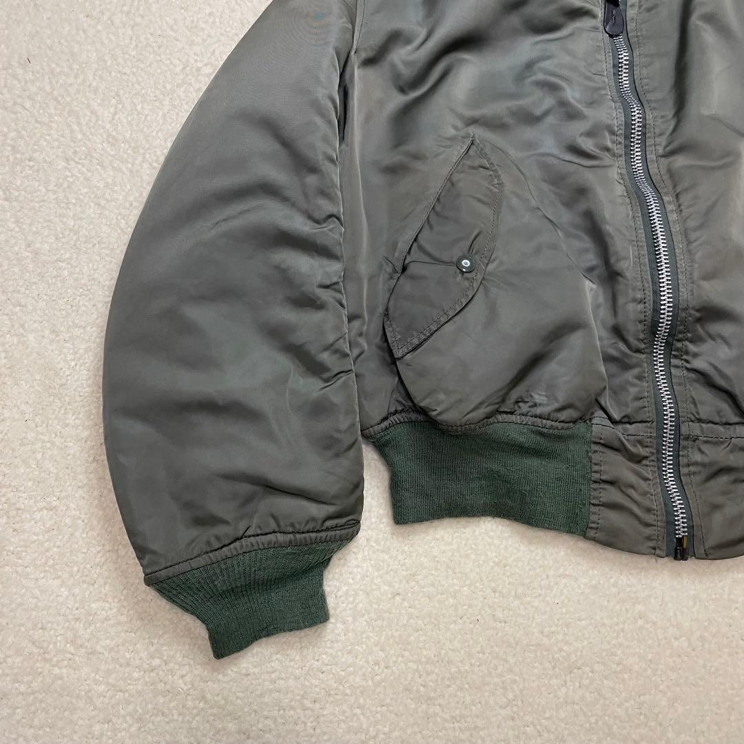90s USA製 ALPHA jacket アルファ MA-1 短丈 Y2K