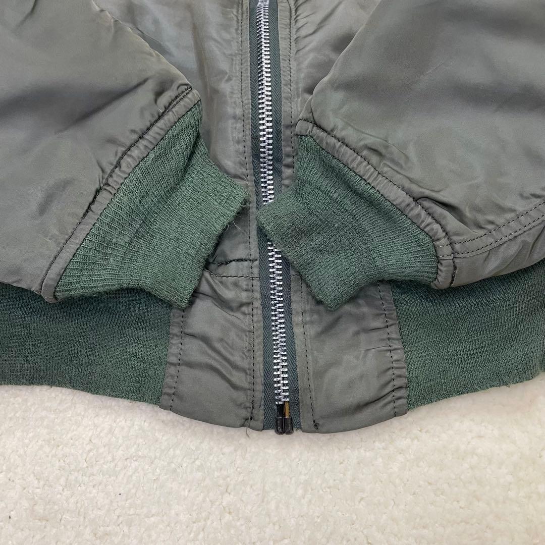 90s USA製 ALPHA jacket アルファ MA-1 短丈 Y2K