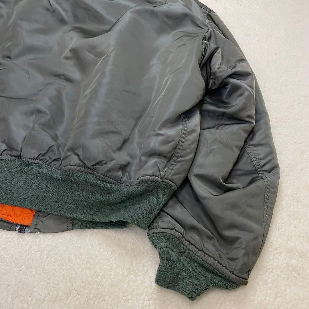 90s USA製 ALPHA jacket アルファ MA-1 短丈 Y2K