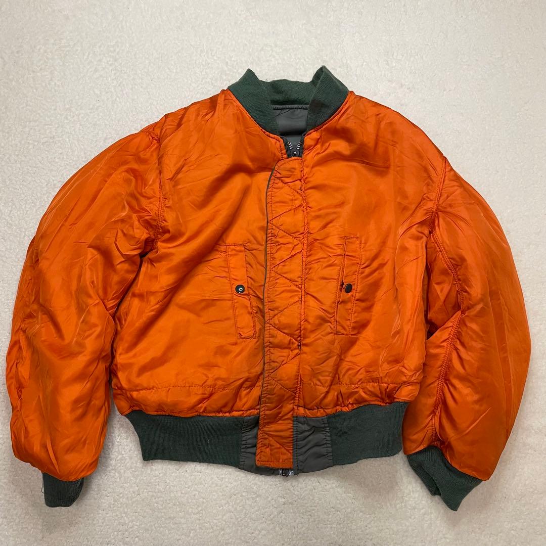 90s USA製 ALPHA jacket アルファ MA-1 短丈 Y2K