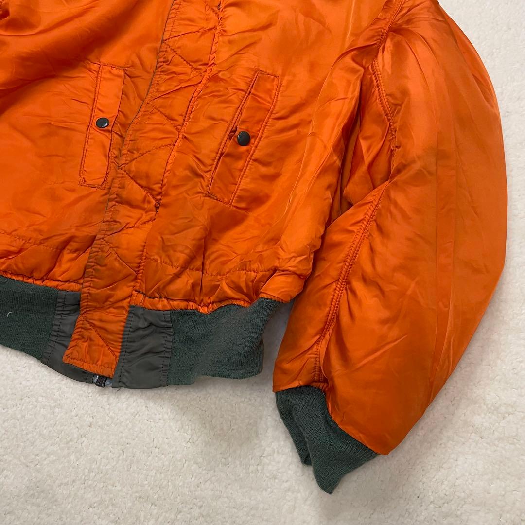 90s USA製 ALPHA jacket アルファ MA-1 短丈 Y2K