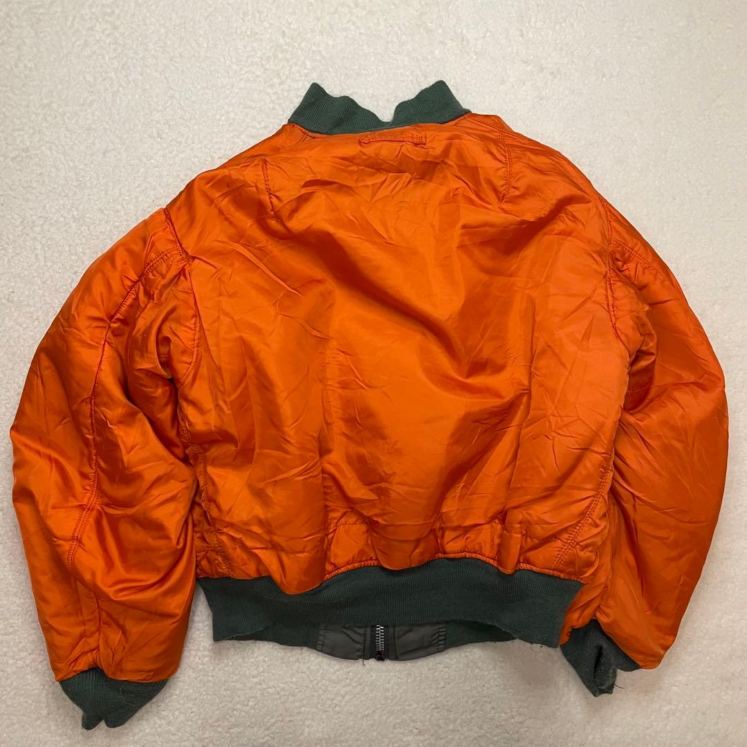 90s USA製 ALPHA jacket アルファ MA-1 短丈 Y2K