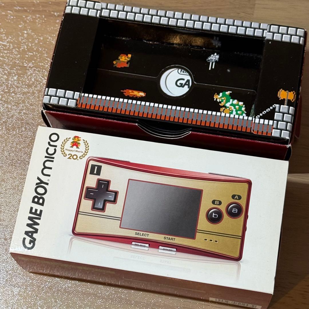 7-107 ゲームボーイミクロ 本体 ファミコン 箱付き