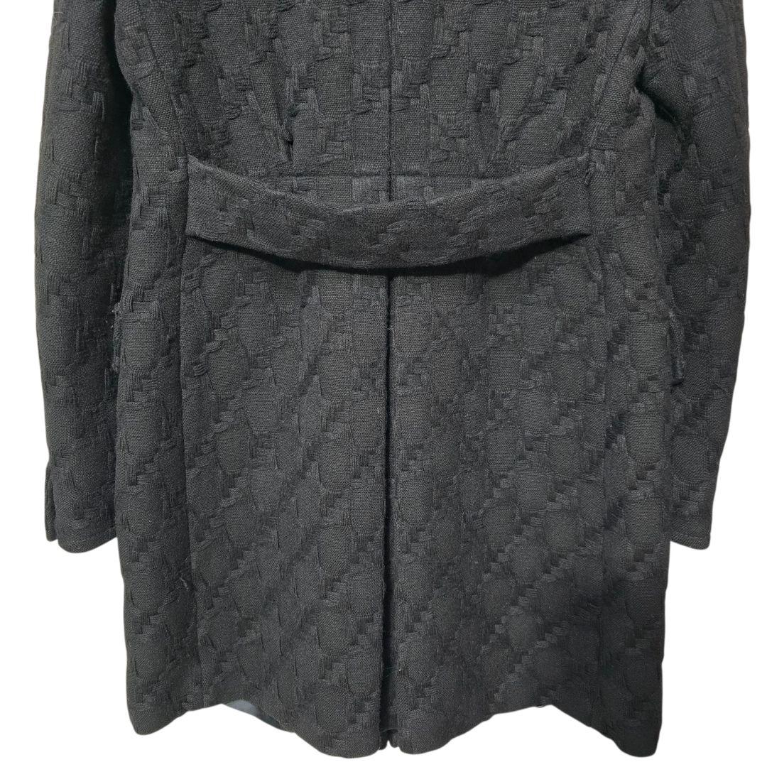 miu miu ミュウミュウ ジャガード織り ウールコート 42