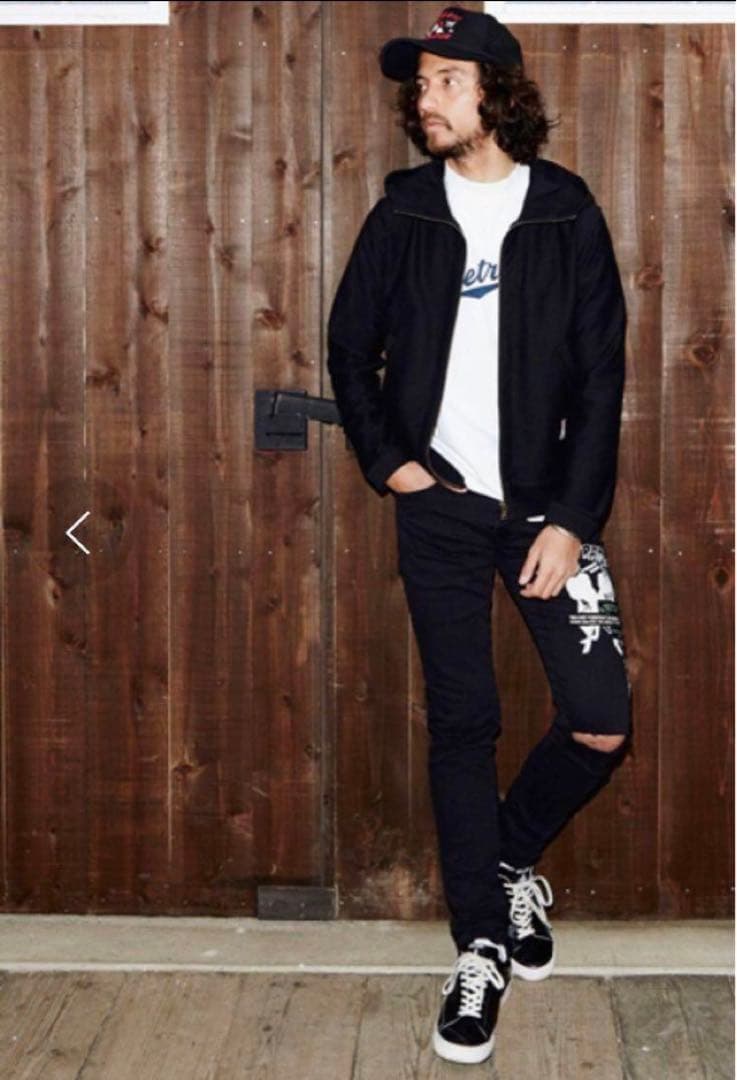 ヒステリックグラマー　ブラックデニム