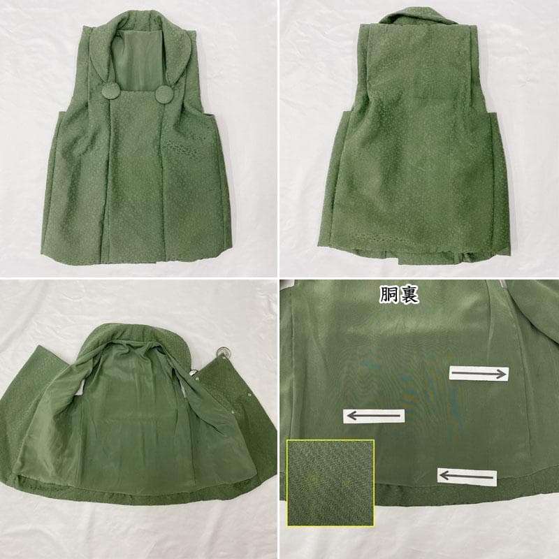 506ab82◎七五三 三歳 男の子 セミアンティーク着物&被布 虎龍 黒◎