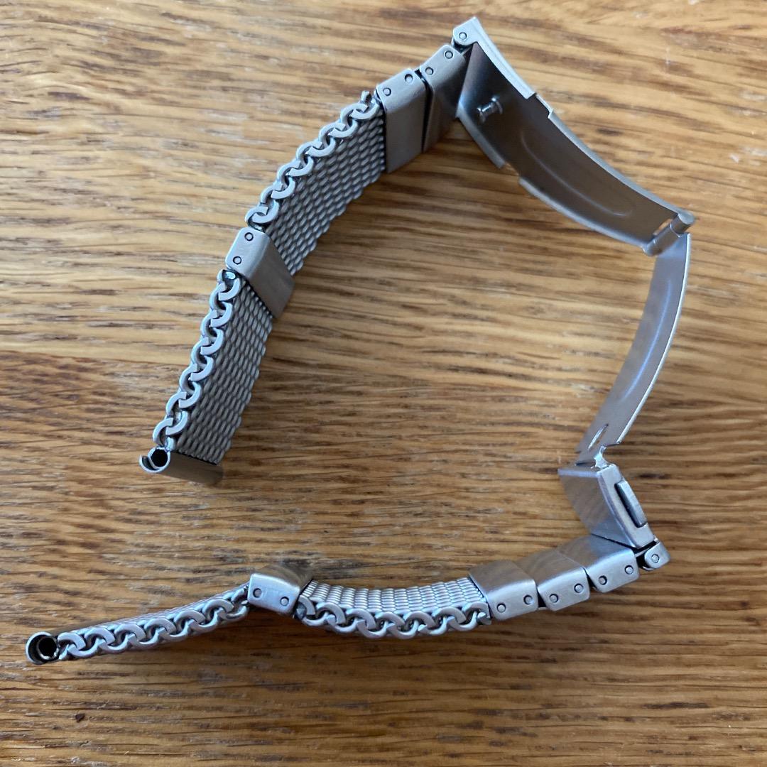 【美品レア】Vollmerヴォルマーミラネーゼバンド メッシュブレスレット 22