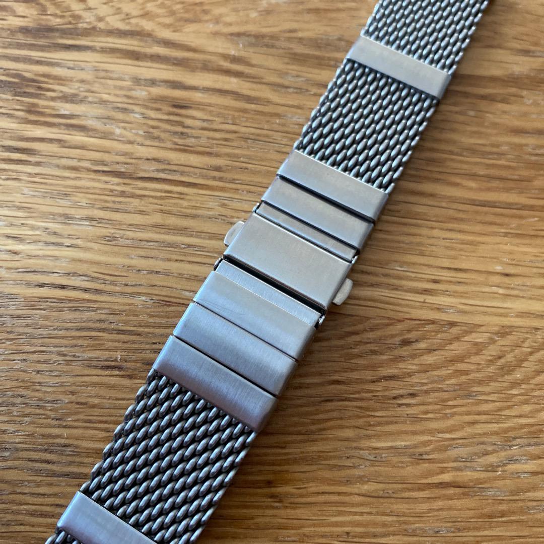 【美品レア】Vollmerヴォルマーミラネーゼバンド メッシュブレスレット 22