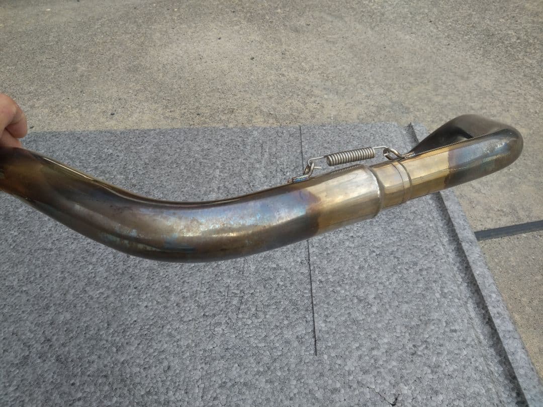 リアライズ　エイプ　100 マフラー　ステンレス　中古