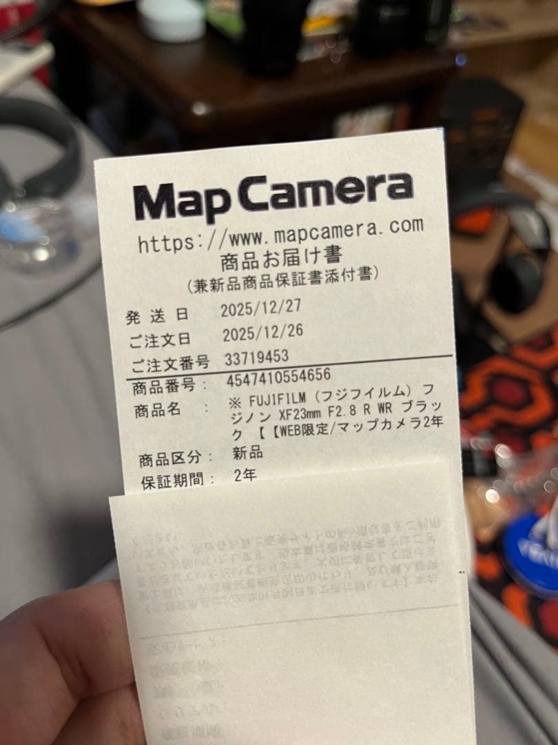 Fujifilm XF23mmF2.8 R WR レンズ