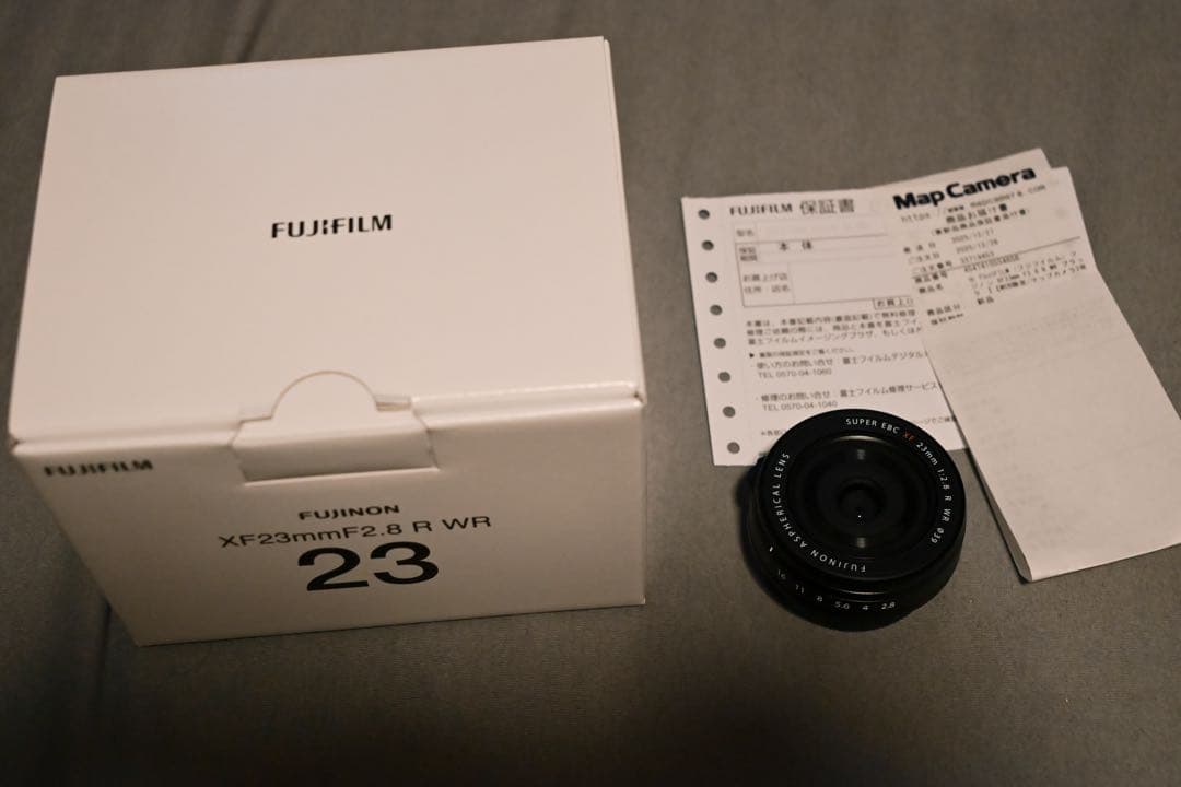 Fujifilm XF23mmF2.8 R WR レンズ