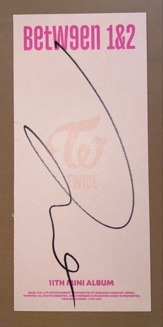 TWICE モモ　ナヨン　ダヒョン　チェヨン　ジヒョ　直筆　サイン