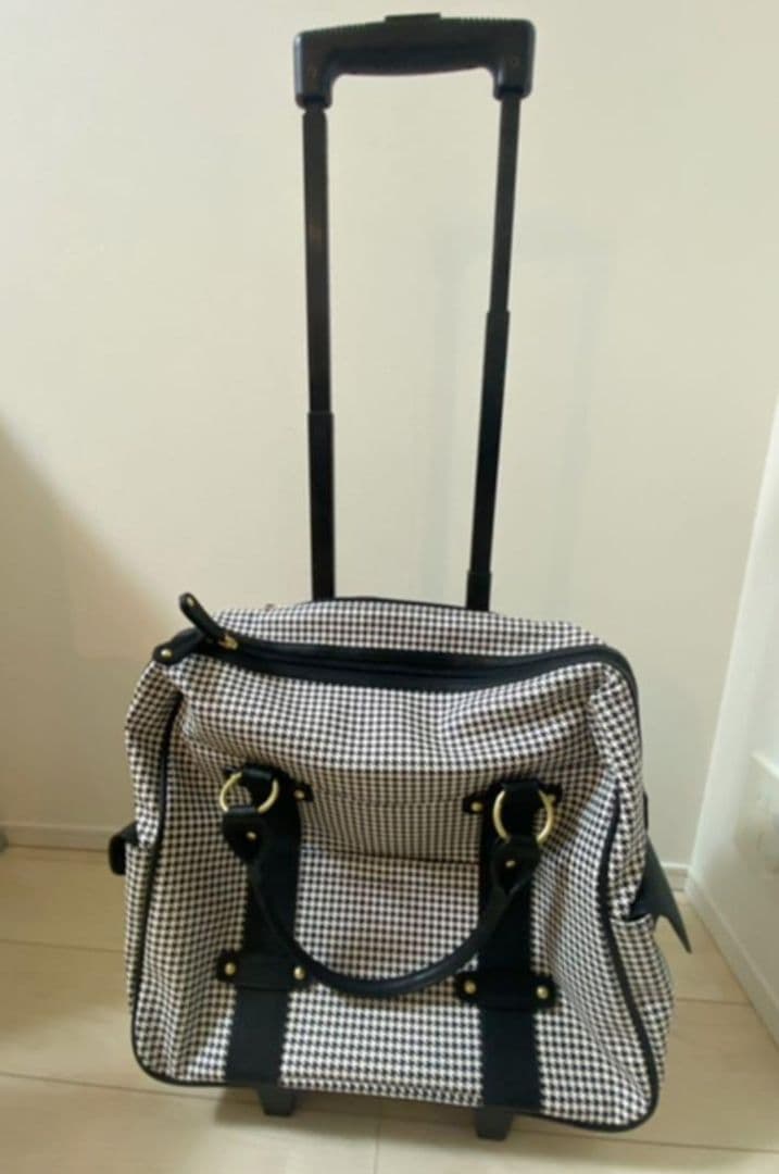 キャリーケース　千鳥格子　スーツケース　ボストン　代官山クロシェット　旅行バッグ