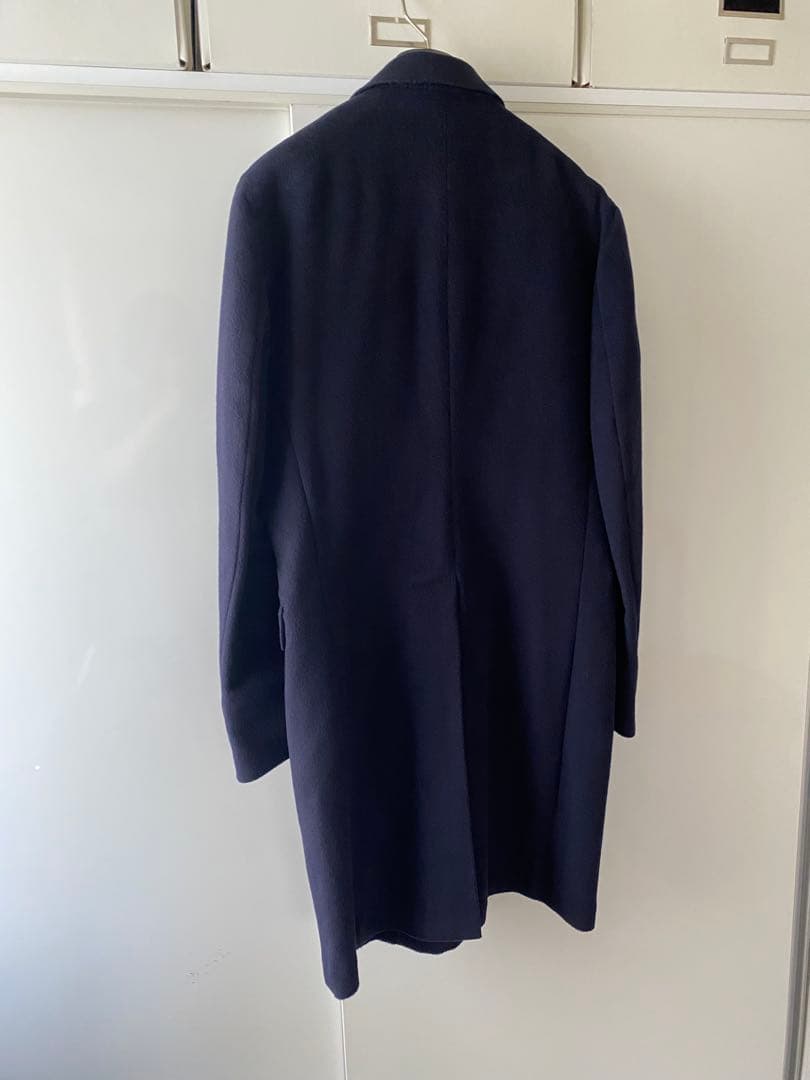 ザキ王ERRICOFORMICOLAチェスターコートネイビー　48