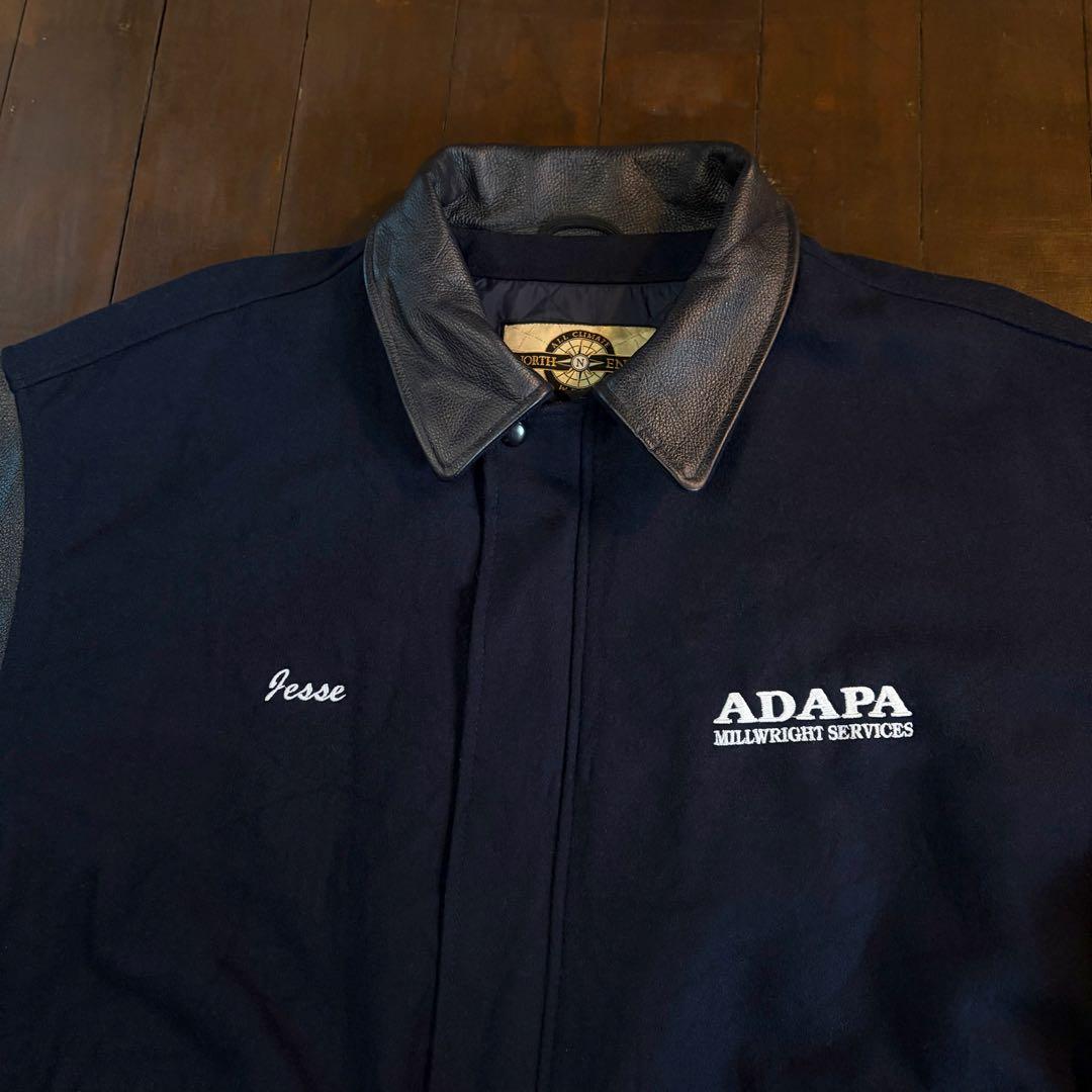 カナダ製！！【NORTH END ノースエンド】ウールレザースタジャン ビッグ