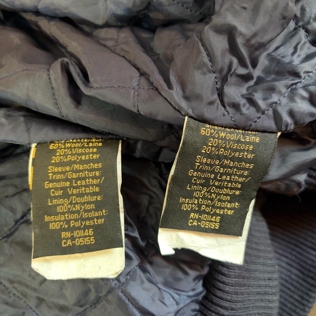 カナダ製！！【NORTH END ノースエンド】ウールレザースタジャン ビッグ