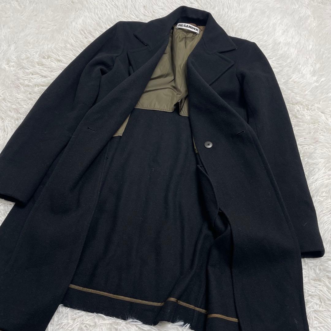 【美品】JIL SANDER ジルサンダー ウール コート 38 アーカイブ