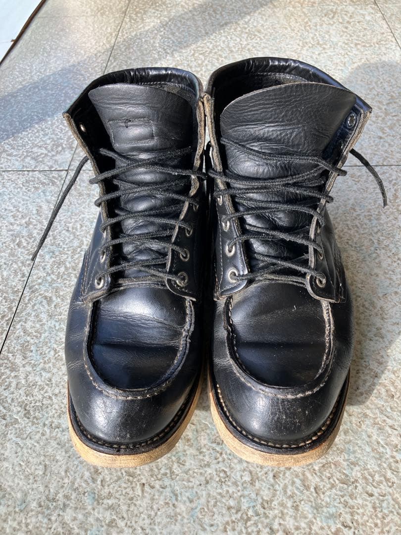 RED WING 8130 ブーツ クラシックモックトゥ　ブラック 8.5 2E