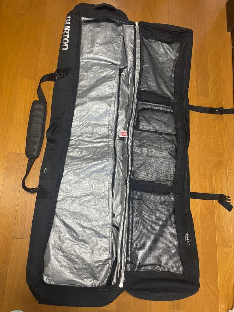 【美品】Burton バートン　スノーボード　ケース　バッグ ウィール付き