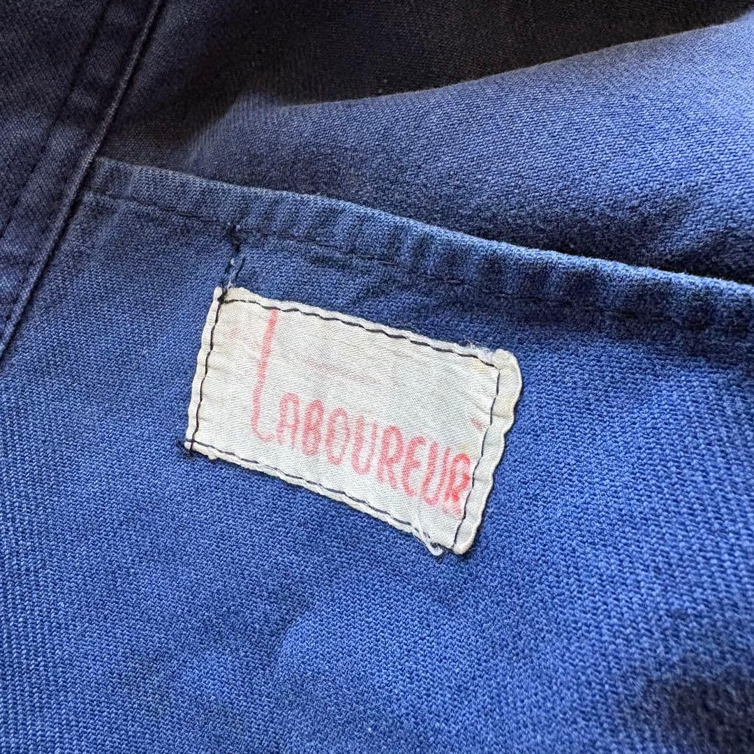 【Rii】60s フレンチヴィンテージ コットンツイル ワークジャケット