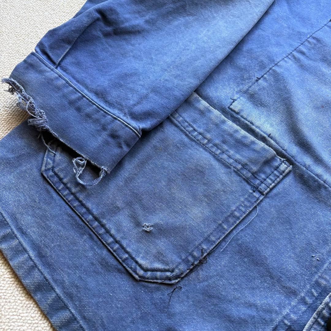 【Rii】60s フレンチヴィンテージ コットンツイル ワークジャケット