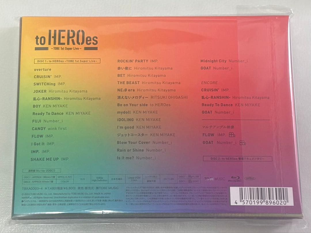 【シルク】to HEROes - TOBE 1st Super Live